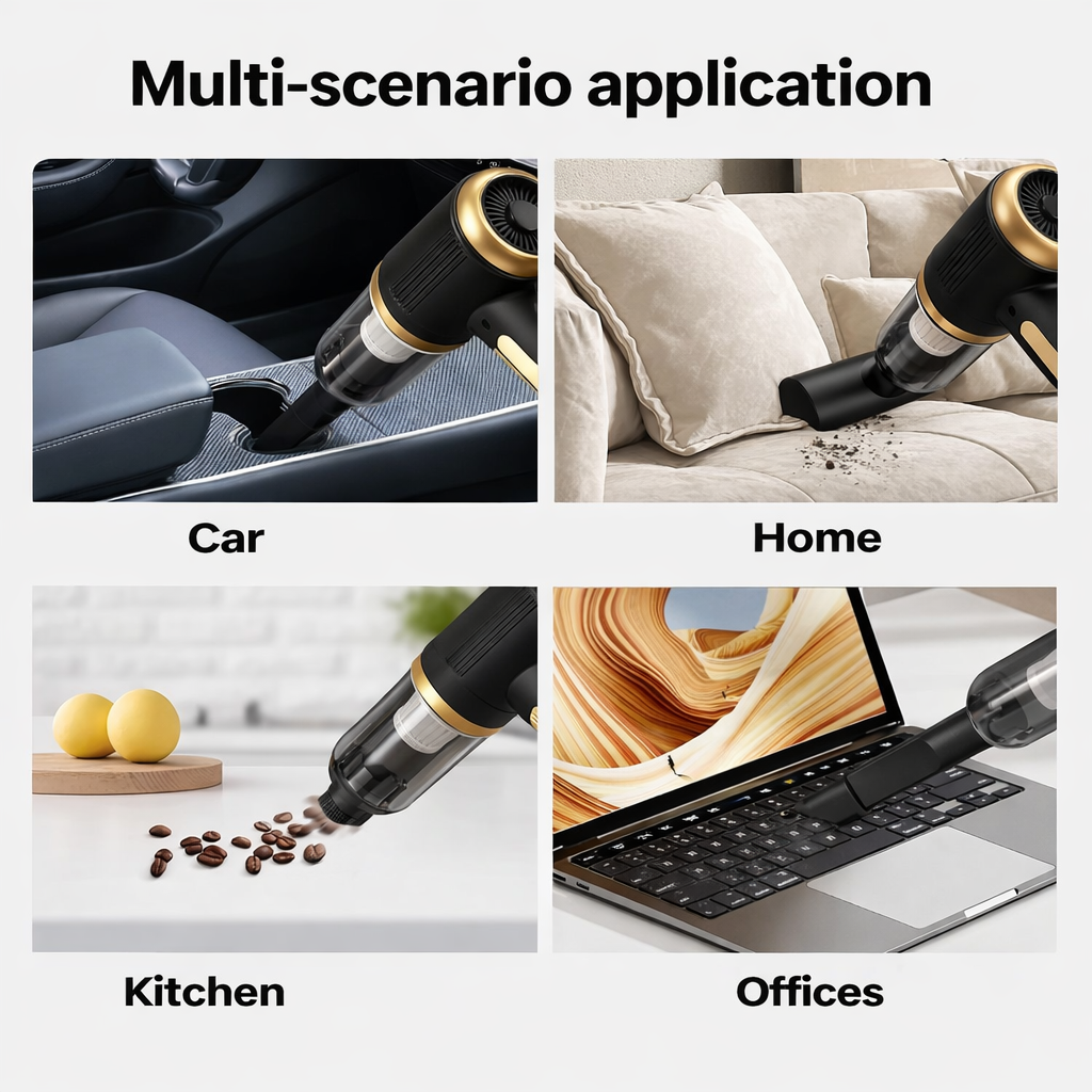 PROFAN™ 21000 Pa Suction Power 4 in 1 Rechargeable 6000mAh Cordless Vacuum Cleaner & Blower
