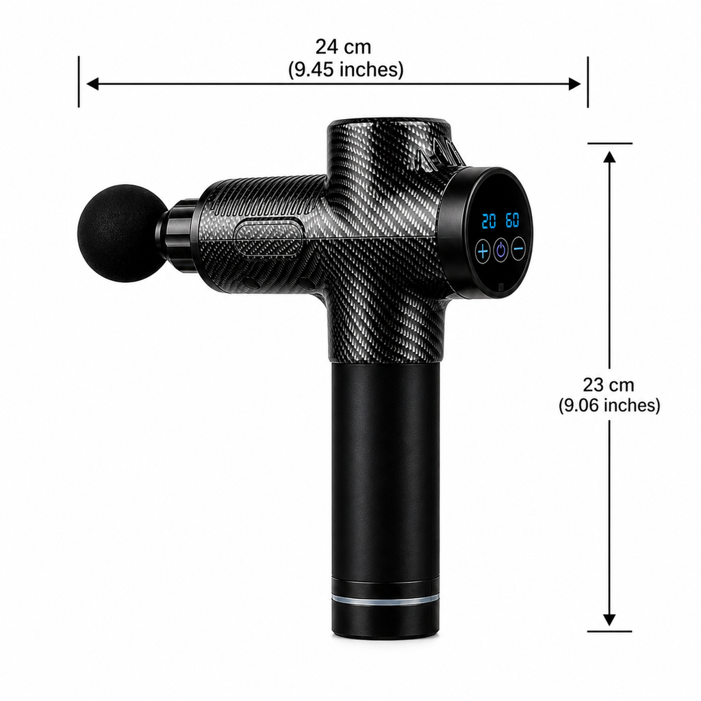 PROFAN™ X1 PRO Deep Tissue Carbon Fibre Massage Gun with High Power Muscle Recovery